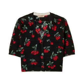 Twinset Cardigans, female, Multicolor, Size: XL Twin-set Sweaters Black