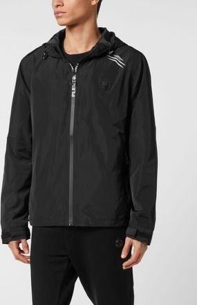 Plein Sport Windbreaker Men in Black at Nordstrom, Size Xxx-Large