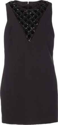 Liu Jo Abito smanicato con decorazione - Nero