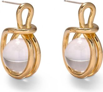 LADY GREY Sling Quartz Drop Earrings in Gold at Nordstrom