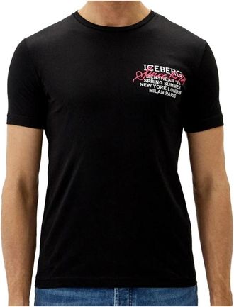Iceberg T-shirt - Heren - T-shirts - Zwart - L - Tops