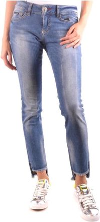 Philipp Plein Klassieke Denim Jeans voor Mannen - Dames - Slim Fit Jeans - Blauw - W26 - Denim - Jeans