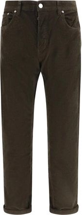 Pantaloni Torino Katoenen broek - Heren - Broeken - Bruin - Maat: W33 Katoen
