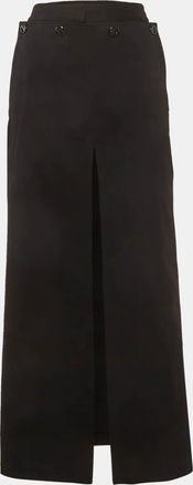Acne Studios Black Cotton Twill Drift Skirt