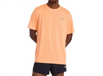 New Balance Athletics T-Shirt In Heathered Orange