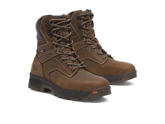 Timberland TiTAN EV 8 Inch Soft Toe Waterproof Mens Work Boots Earth Bandit Brown : 10.5 D - Medium, Leather