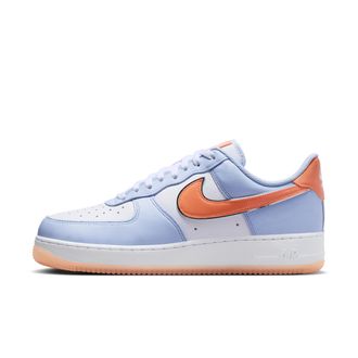 Nike Mens Air Force 1 07 Shoes in Blue | IR1980-407