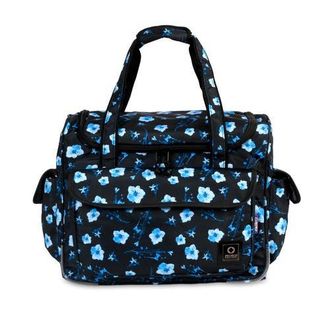 JWorld Donna Rolling Carry-on Tote with Laptop Sleeve for Travel and Work in Night Blooming at Nordstrom