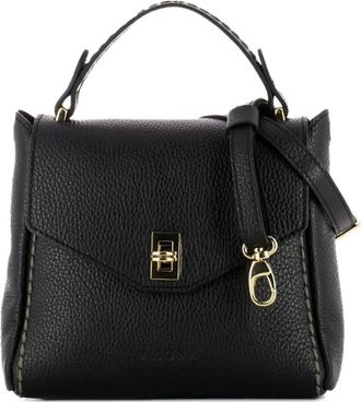 PLINIO VISONA Tassen, Dames, Zwart, ONE Size, Leer, California Mini Bag