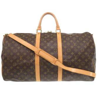 Louis Vuitton Brown Monogram Monogram Boston Bag (Pre-Owned)