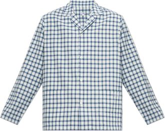 Maison Margiela Pyjamajas - Heren - Pyjama - Blauw - XL - Katoen - Nachtkleding