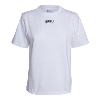 Erika Cavallini Semi Couture T-Shirts, female, White, Size: XS Emma T-shirt