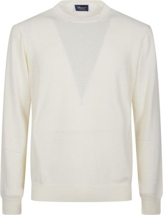 Drumohr Off White Knitted Sweater