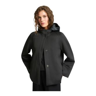 Elena Miro Dames, Jassen, Zwart, Maat: XL Leer