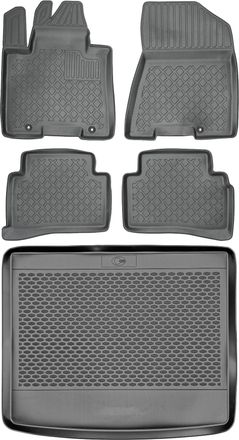 OEM Juego De Alfombrillas Para Coche Y Maletero Para Hyundai Tucson Iii Suv (2016-2020)