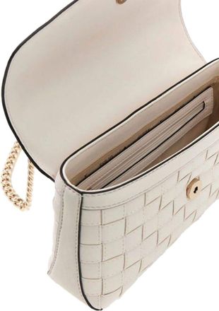 Guess Womens Crossbody Bag Off White Polyurethane - Crossbody-Bags