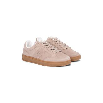Tommy Hilfiger Su&egrave;de leren sneakers Heritage Court