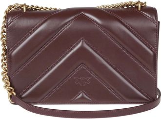 Pinko Pinko Crossbody Bags - Love One Classic Light Dc Bag Pink & Purple - Gr. unisize - in Rosa - f&uuml;r Damen