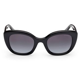 Guess Smoke Gradient Square Ladies Sunglasses GU00196 01B 51