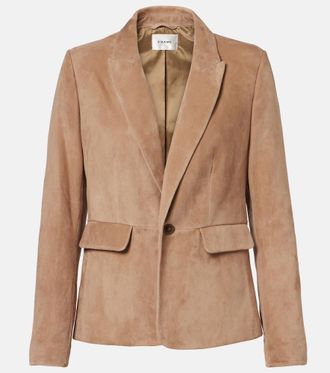 Frame Denim Suede blazer