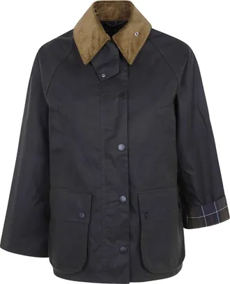 Barbour Jassen, Dames, Groen, M, Katoen, Bedale Wax Jacket