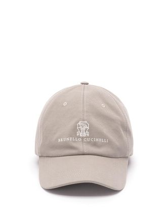 Brunello Cucinelli Baseball Cap With Embroidery
