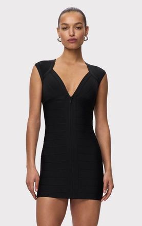 H&eacute;rve L&eacute;ger The Red Carpet Dress in Black at Nordstrom, Size Xx-Small
