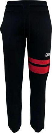 GCDS Zwarte Sweat Shorts - Heren - Sweatpants - Zwart - 2XS - Broeken