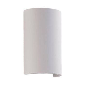 Lampenwelt.com Lindby L&aacute;mpara De Pared Led jenke En Blanco Cer&aacute;mica, Arcilla, Yeso