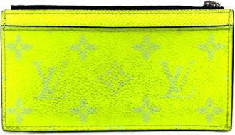 Louis Vuitton Yellow Taigarama Coin Purse/Coin Case (Pre-Owned)