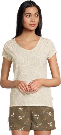 Royal Robbins Featherweight Slub T-Shirts Womens Clothing Sage Leaf Nisene Print : SM, Cotton/Polyester