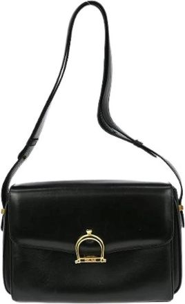 Celine Pre-owned Shoulder Bags, female, Black, Size: ONE SIZE Pre-owned Vintage Shoulder Bag