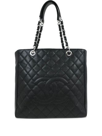 Chanel 2013-2014 gewatteerde shopper - Zwart