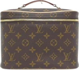 Louis Vuitton Pre-owned Handbags, female, Brown, Size: ONE SIZE Pre-owned Vintage Canvas Handbag