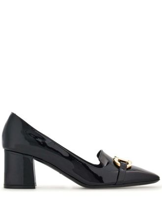 Ferragamo Gancini pumps met gesp - Zwart