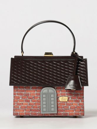 Moschino House Bag Mini Graphic Print Leather Handbag