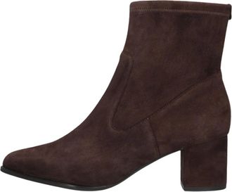 Peter Kaiser Enkellaarsjes 75320 - Dames - Laarzen met Hak - Bruin - 37 EU - Leer - Schoenen