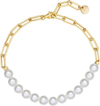 Rafaela Donata Womens Silberarmband - Gold Sterling Silver - One Size