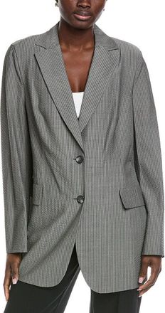 Akris Alvina Wool & Silk-Blend Blazer