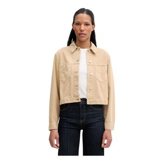Marc O'Polo Dames, Jassen, Beige, Maat: M Denim