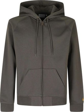 Carhartt Work in Progress Hooded Chase Jacket - Heren - Vesten met rits - Groen - S - Hoodies & sweatvesten