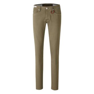 Sartoria Tramarossa Slim-fit Trousers, male, Green, Size: W34 Leonardo Gs365 Milit