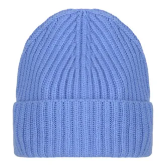 Moorer Accessoires, Heren, Blauw, ONE Size, Kasjmier, Gebreide muts