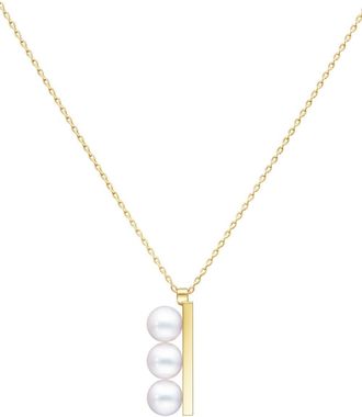 Tasaki Collana di perle Balance Plus Neo in oro giallo 18kt