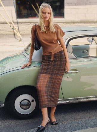 Icone Womens Micromesh maxi skirt