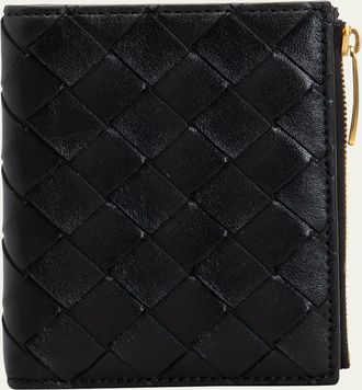 Bottega Veneta Small Bifold Zip Wallet