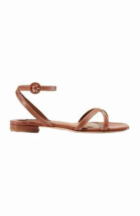 Margaux Eyewear The Flat Sandals in Saddle Nappa at Nordstrom, Size 37.5