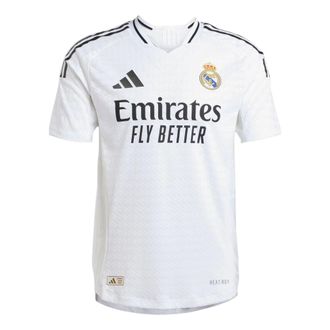 adidas Real Madrid 24/25 Home Authentic Soccer Jersey Asia Sizing White IX8095