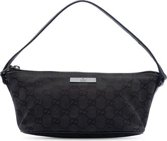 Gucci Pre-owned Gucci GG Canvas Boat 07198 2123