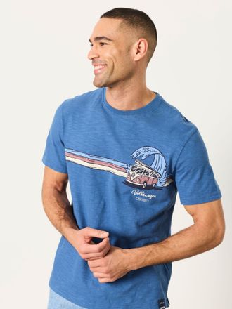 Fat Face FatFace French Navy VW Wave Graphic Tshirt
